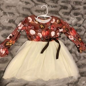 2T pumpkin dress.